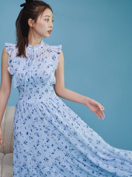 【販路限定サイズあり】Sustainableフリルワンピース