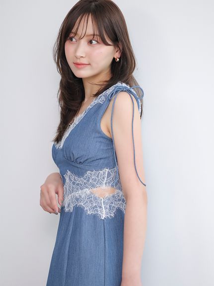 レーストリムバリエワンピース