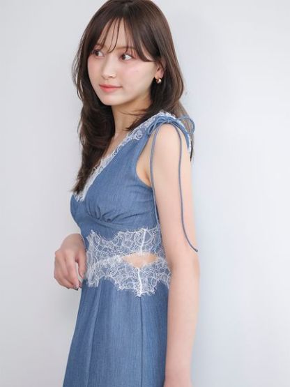 レーストリムバリエワンピース