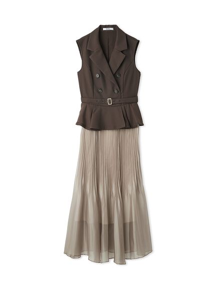 スイッチングジレワンピース