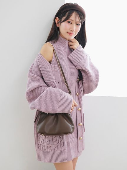 【セットアップ対応】アメスリニットミニワンピース