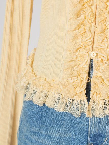 【ベストセラー/多色展開】フリルニットプルオーバー