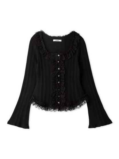 【ベストセラー/多色展開】フリルニットプルオーバー