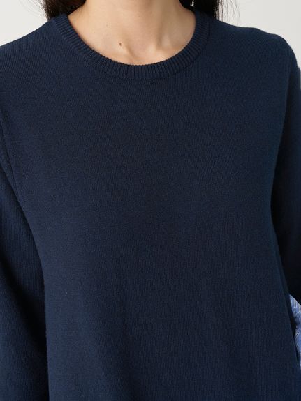 リボンタイペプラムチュニックワンピース