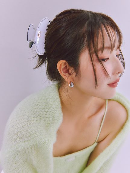 ニットキャミセットモヘアカーデ