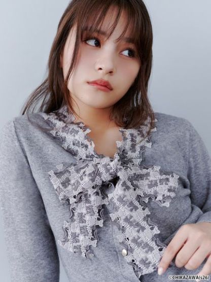 【SNIDEL×近沢レース店】コラボボウタイニットカーディガン
