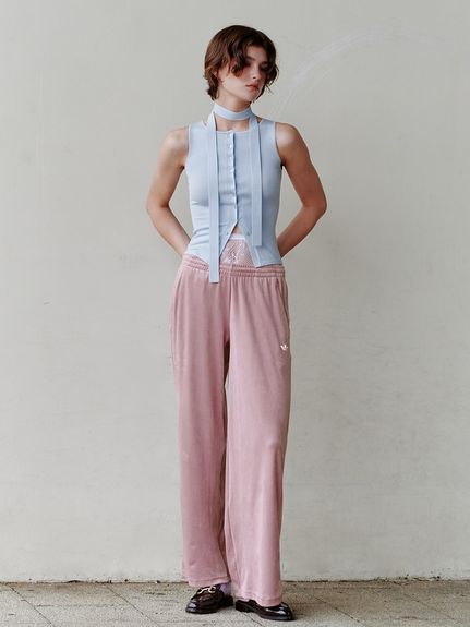 【adidas Originals】ESS VELOUR PANT /エッセンシャルズ ベロアパンツ