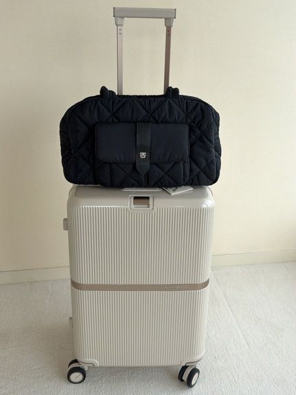 【キャリーオン対応】バリエーションフラップボストンバッグ
