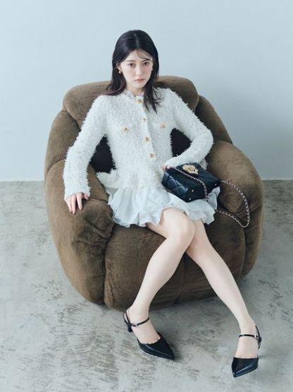 エンブレムバニティバッグ