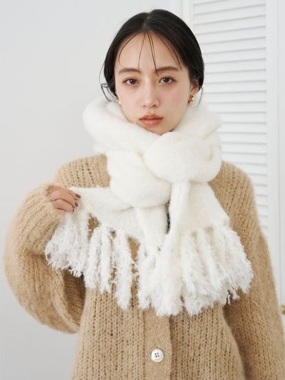 ニットマフラー