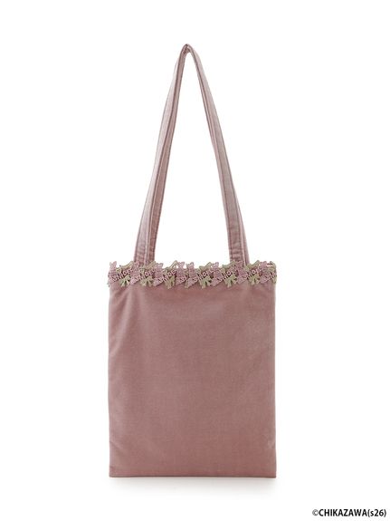 【SNIDEL×近沢レース店】ベロアトートバッグ