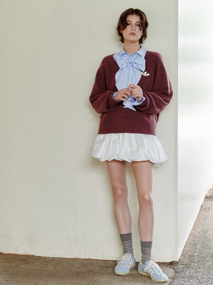 【adidas Originals】ESS KNT CRW/エッセンシャルズ ニットクルー