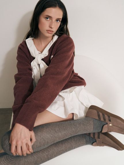 【adidas Originals】ESS KNT CRW/エッセンシャルズ ニットクルー