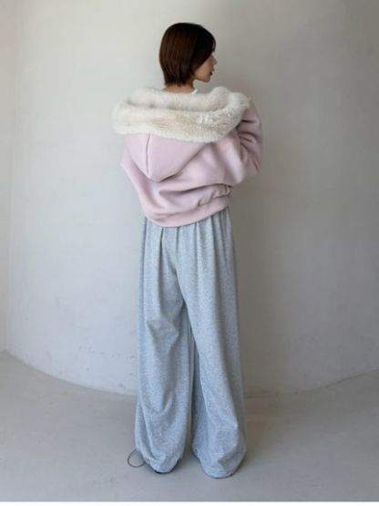 【USAGI ONLINE限定】リバーシブルファーボリュームパーカー