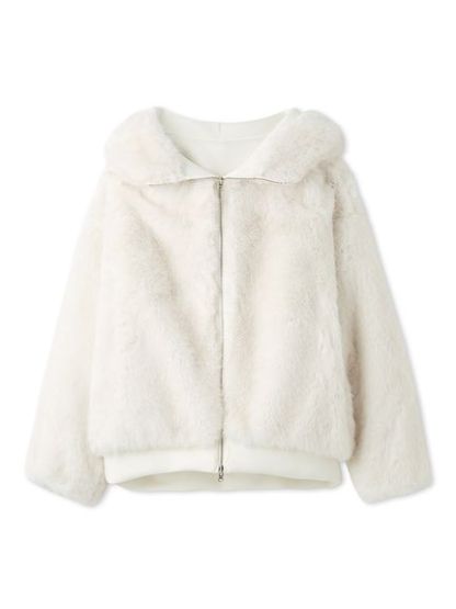 【USAGI ONLINE限定】リバーシブルファーボリュームパーカー