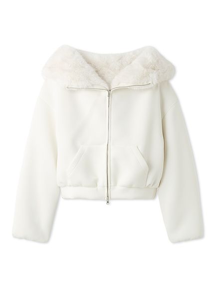 【USAGI ONLINE限定】リバーシブルファーボリュームパーカー