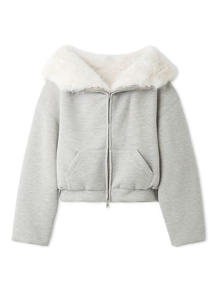 【USAGI ONLINE限定】リバーシブルファーボリュームパーカー