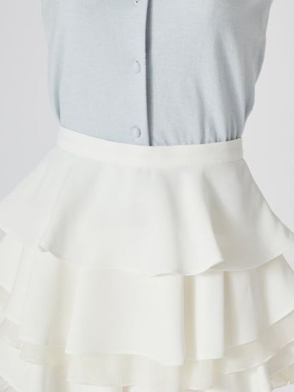 【WEB限定】レイヤードフリルスカショーパン