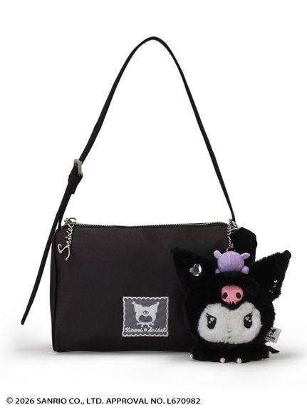 【クロミ】ぬいぐるみチャーム付きバッグ
