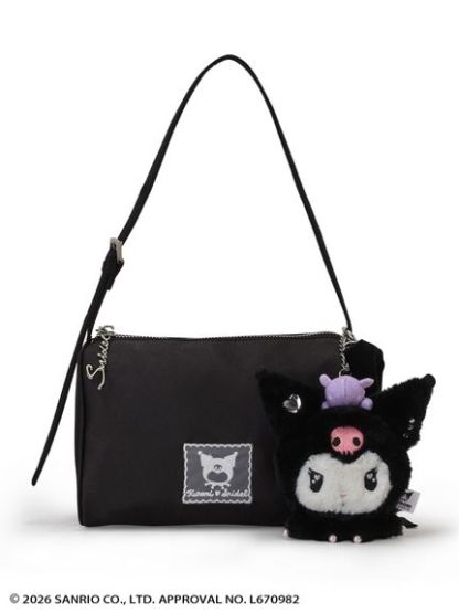 【クロミ】ぬいぐるみチャーム付きバッグ