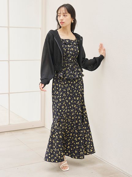 Sustainableフルーツプリントマーメイドスカート