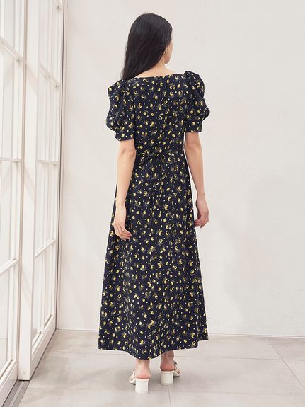 【販路限定サイズあり】Sustainableフルーツプリントワンピース