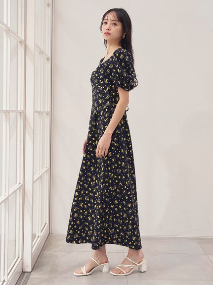 【販路限定サイズあり】Sustainableフルーツプリントワンピース