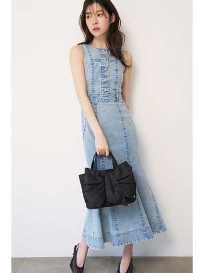 アメスリデニムワンピース
