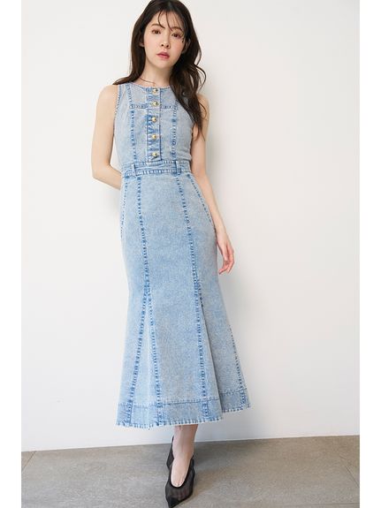 アメスリデニムワンピース