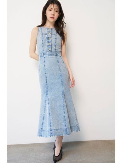 アメスリデニムワンピース