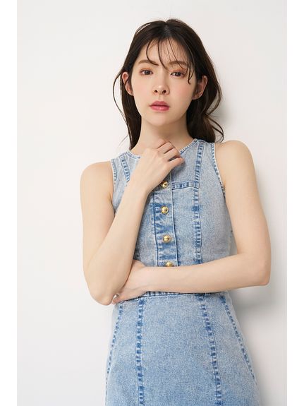 アメスリデニムワンピース