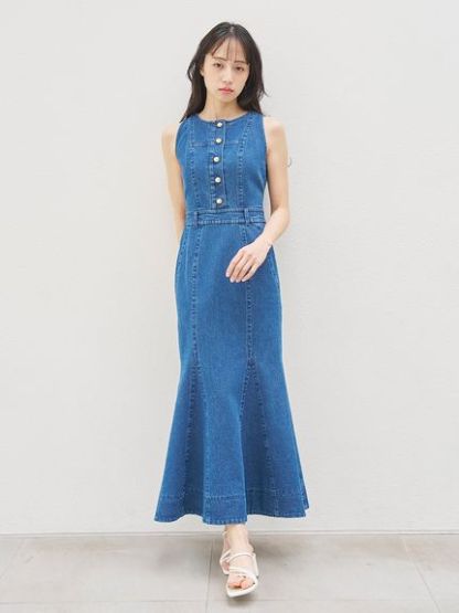 アメスリデニムワンピース
