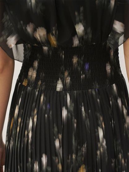 【販路限定サイズあり】Sustainableフリルプリーツワンピース