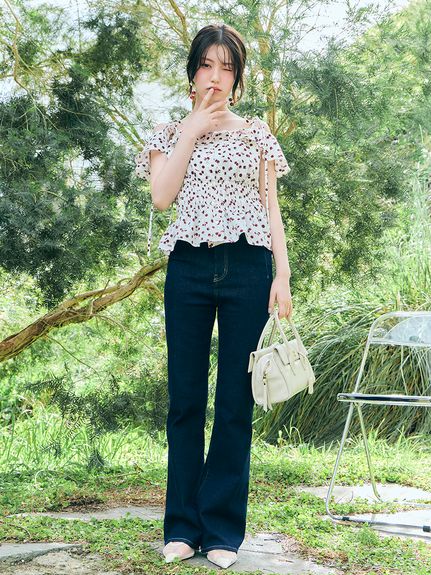 【STYLE UP PANTS】フレアパンツ