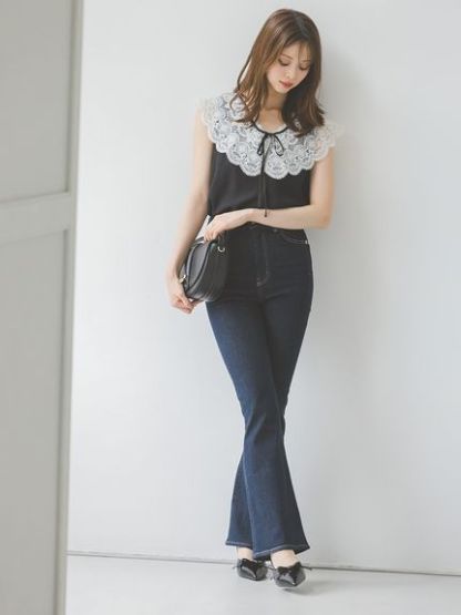 【STYLE UP PANTS】フレアパンツ