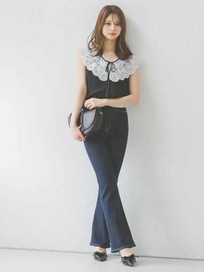 【STYLE UP PANTS】フレアパンツ