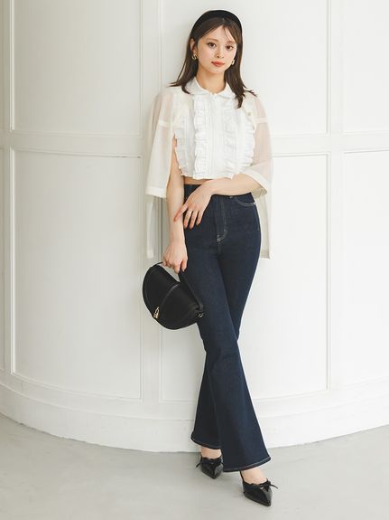 【STYLE UP PANTS】フレアパンツ