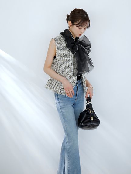 【STYLE UP PANTS】フレアパンツ