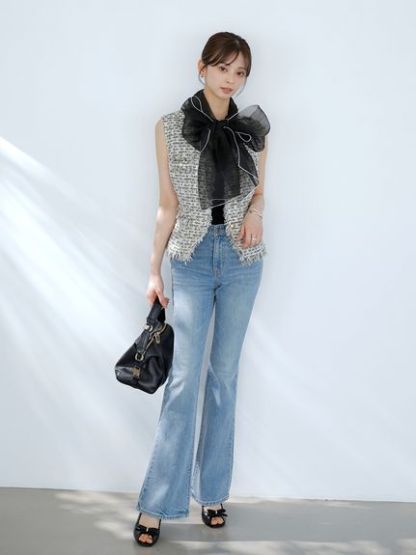 【STYLE UP PANTS】フレアパンツ