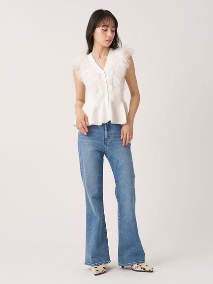 【STYLE UP PANTS】フレアパンツ
