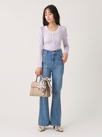 【STYLE UP PANTS】フレアパンツ