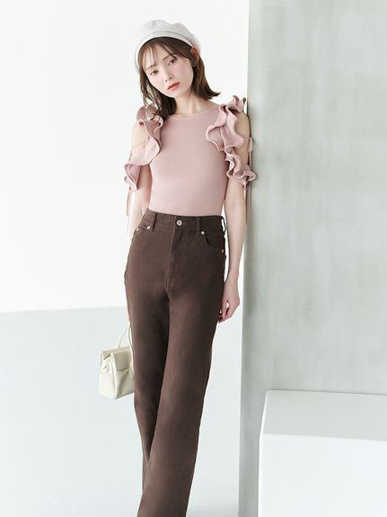 【STYLE UP PANTS】フレアパンツ