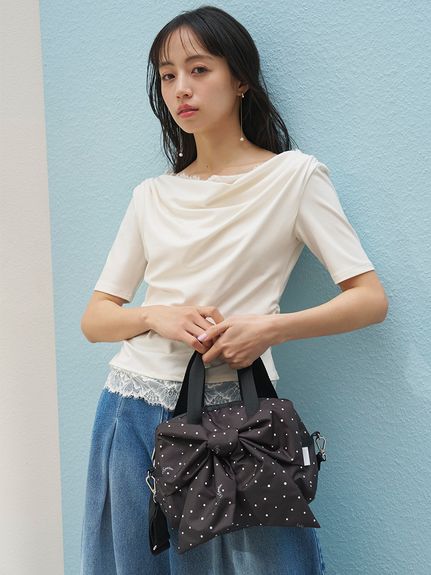 【SNIDEL×LeSportsac】LG BOW SM SATCHEL
