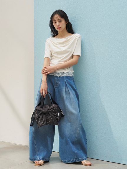 【SNIDEL×LeSportsac】LG BOW SM SATCHEL