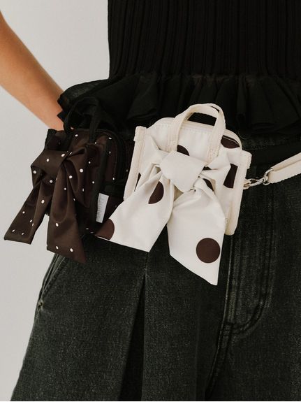【SNIDEL×LeSportsac】LG BOW MICRO BAG