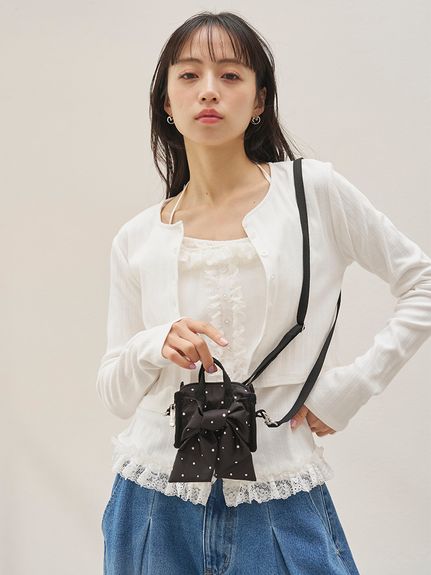 【SNIDEL×LeSportsac】LG BOW MICRO BAG