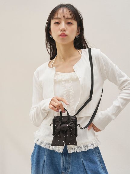 【SNIDEL×LeSportsac】LG BOW MICRO BAG