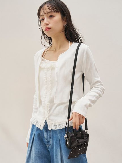【SNIDEL×LeSportsac】LG BOW MICRO BAG