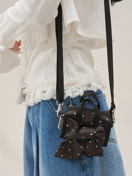 【SNIDEL×LeSportsac】LG BOW MICRO BAG