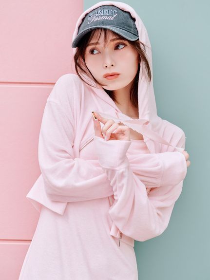 【SNIDEL|NEW ERA®】ダブルロゴCAP